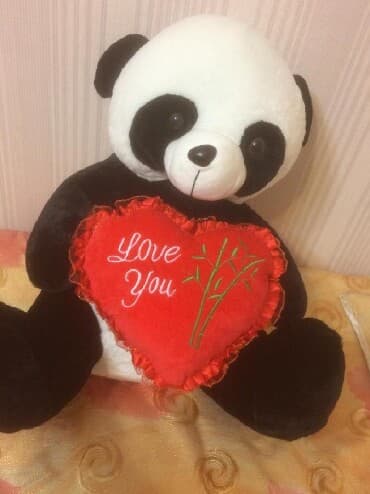 говорящие мягкие игрушки: Tecili!!! Yeni heç işlenmemiş hūndūrlūyū 70 sm olan panda — 1