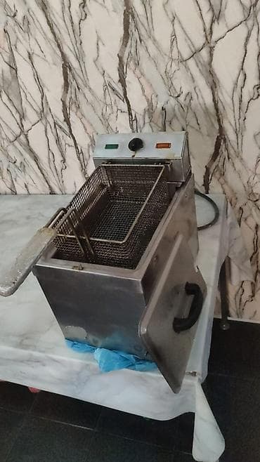 Kartof Fri Bişirən Paslanmayan poladdan elektrik fritöz - Restoran