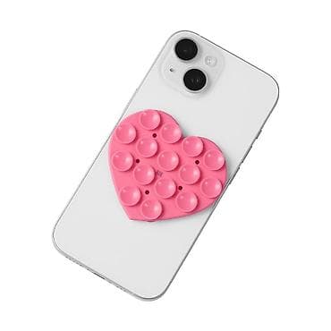 philips xenium 9@9d: Smartfon üçün tutacaq - Ürək formasında, silikon materialdan — 2