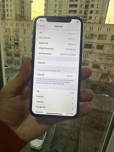ipone x kredit: IPhone X, 256 GB, Ağ — 7