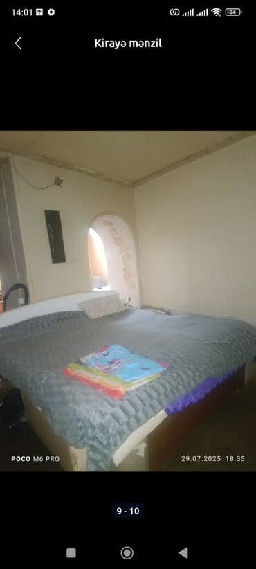 kiraye verilir: Ev her kese verilir oğlanlara qızlara ailəyə.metroyla arası 1 deyqe — 1