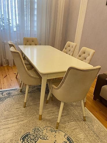 Masa dəsti satılır 440₼. Ünvan 9 cu mkr. 5516. Fatimə99 — 1