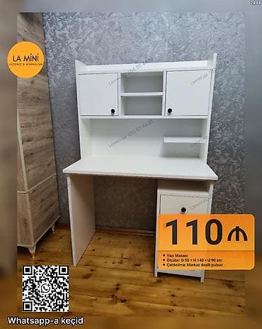 Düz masa, Stulsuz, Polkalı, Siyirməli, Sadə laminat