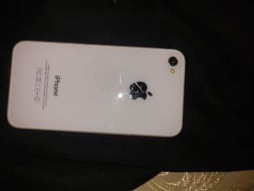 iphone arxa şuşə: IPhone 4, Ağ — 4