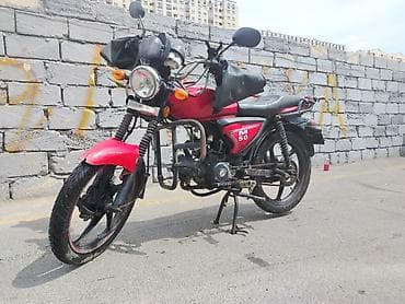 M50 motosiklet - Model: M50 (50 cc sinfi) - Rəng: qırmızı - Yanacaq