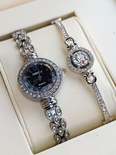 irshad telecom is saatlari: Yeni, Qol saatı, Timex, rəng - Ağ — 12