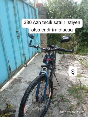 velasipedlər: Yeni Şəhər velosipedi 29", sürətlərin sayı: 7, Ünvandan götürmə — 1