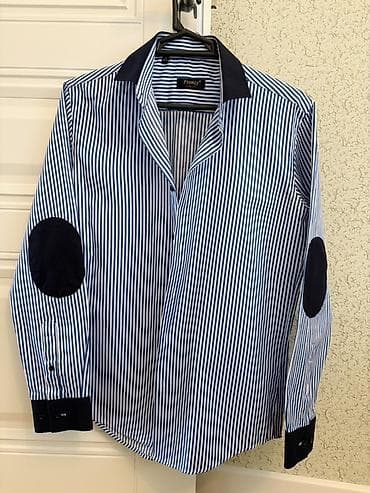 Личные вещи: Мужская рубашка, M, цвет - Голубой — 1