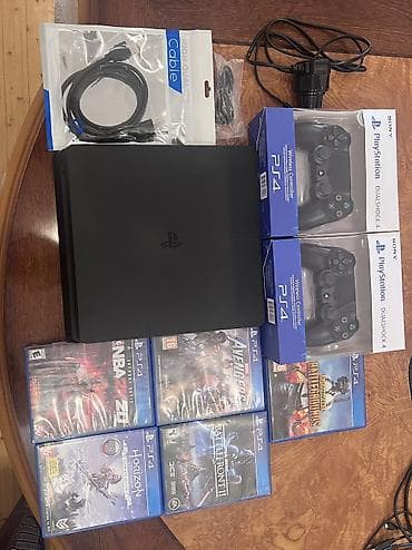 ps4 cd fiyatları: PS4 SLIM 500gb.Model Cuh-2216 en son buraxılış. KOMPLEKTE DAXILDIR 5 — 1