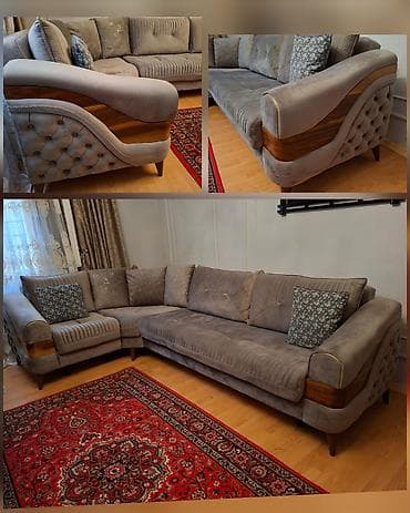 Künc divan, İşlənmiş, Açılan, Bazalı, Parça, Çatdırılma yoxdur