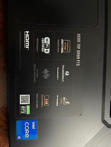 asus klaviatura: ASUS TUF Gaming F15 noutbuku - Model: ASUS TUF Gaming F15 (şəkillərdə — 5