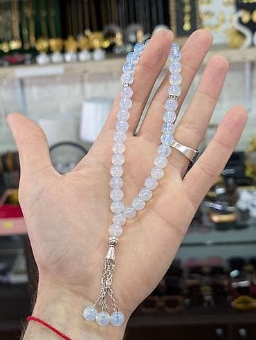 partalar: Məhsul: Təsbeh kolleksiyası - Material: Şüşə və daş görünüşlü — 3