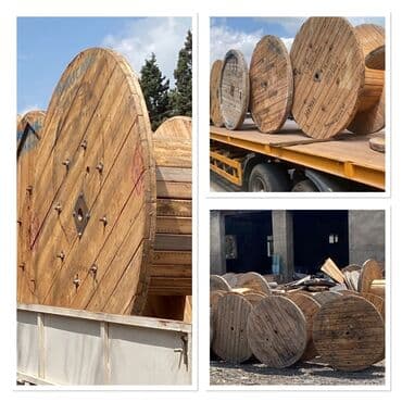 taxta material: Taxta kabel barabanları (kabel çarxları) Məhsul təsviri: - Material — 1