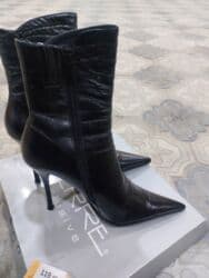 детские зимние резиновые сапоги: Сапоги, Размер: 37, цвет - Черный, Новый — 3