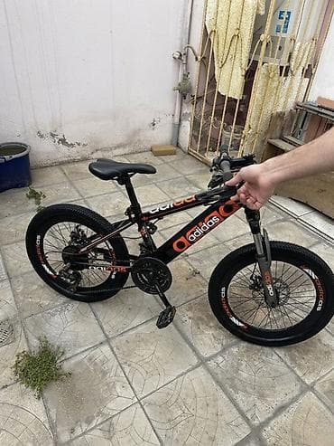 velosiped şosse: Uşaq velosipedi – 20" təkərli, qara-narıncı dizayn Cuzi xərci var — 1