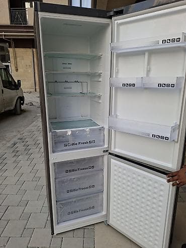 Soyuducular: İşlənmiş 2 qapılı Beko Soyuducu Satılır, rəng - Qara — 2