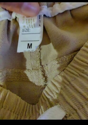 Köynəklər: Bol kəsim Şalvar, M, rəng - Bej — 2