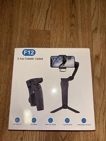 z filp 3: F12 3 Axis Foldable Gimbal – smartfon üçün 3 oxlu qatlanan — 1
