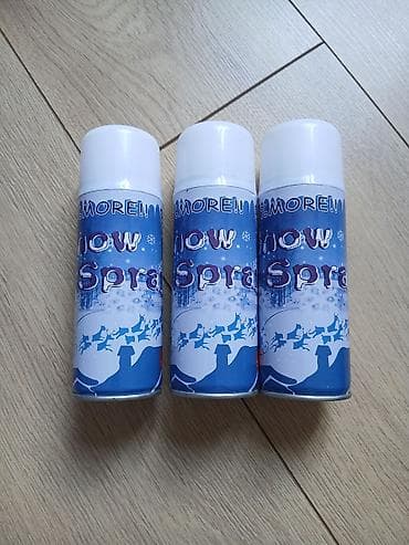 perde dekor: Məhsul: “Snow Spray” – qardan dekor spreyi (aerozol) Təsvir: - Bayram — 1
