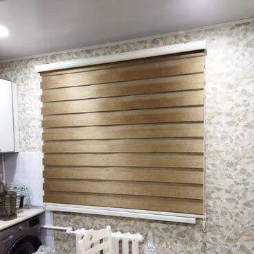 Вазы: Zebra jalüz pərdələr - İkiqat (zebra) sistem: şəffaf və sıx — 1