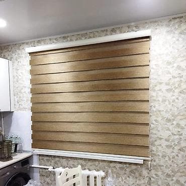 Все для дома и сада: Zebra jalüz pərdələr - İkiqat qatlı zebra mexanizmi: şəffaf və — 1