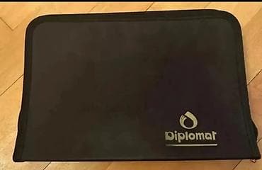 Məktəb çantaları: Diplomat brendli sənəd portfeli - Material: qara rəngli — 1