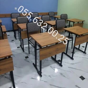 Tədris kursları üçün stol stul dəstinin sexdən birbaşa satışı var