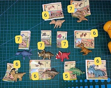 kinder supriz: BARTER köhnə\yeni kolleksiyalarla mumkundur. Kinder Natoons Dinozavr — 1