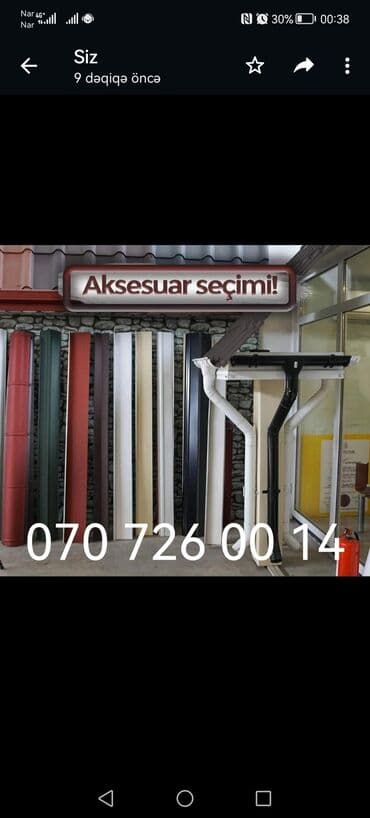 dam örtükləri qiyməti: Dam örtyünün satışı isdelen ölcye kesirik her renk var qalnxa göre — 2