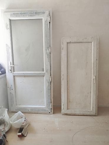 PVC qapı və pəncərə paketləri - Material: ağ rəngli PVC profil - — 1