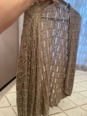 Qadın geyim dəsti – 4 parçadan ibarət - Tökmə naxışlı açıq toxunuşlu