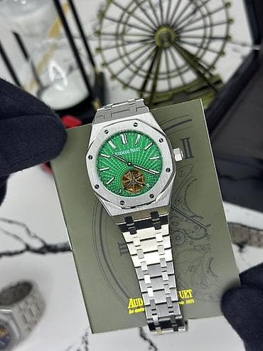 mexanika saat: Yeni, Qol saatı, Audermars Piguet, rəng - Yaşıl — 2