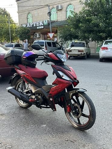 4 tekerlekli motor atv: Model: Sport tipli skuter/moped Rəng: Qırmızı-qara Kuzov — 1