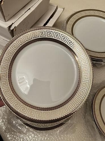 bakı tekstil fabriki: Nahar dəsti, rəng - Ağ, Farfor — 4