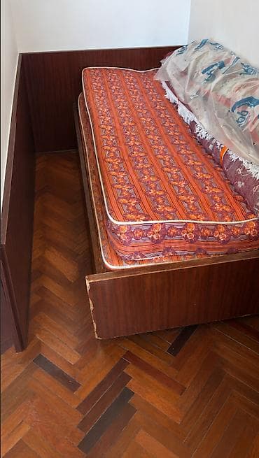 İşlənmiş, Təknəfərlik çarpayı, Bazasız, Matras ilə, Siyirməsiz — 3