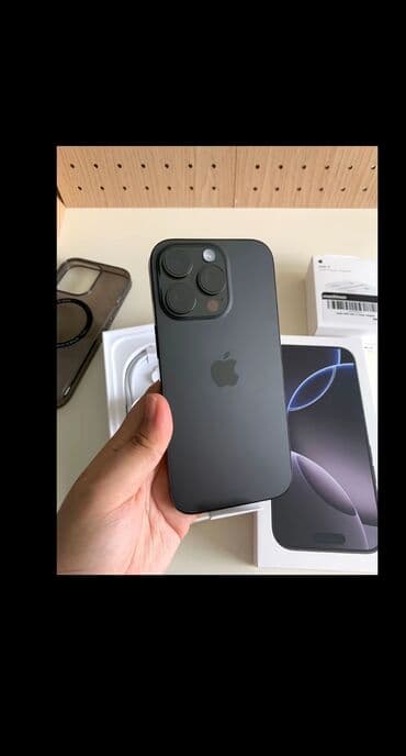 iphone 13 sadə: IPhone 14 Pro, 256 GB, Black Titanium — 1