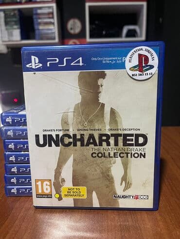 PlayStation 4 üçün Uncharted: The Nathan Drake Collection oyunu. Bu
