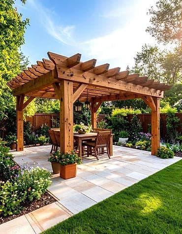 goran mebel: Məhsul: Ağac pergola (bağ/perqola konstruksiyası) Təsvir: - Təbii — 7