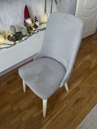 ustullar: Mətbəx üçün, Qatlanmayan, rəng - Boz Stul — 3