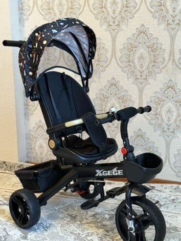 velosibet gəncə: Uşaq üçtəkərli velosipedi – XGEGE - 3 təkərli konstruksiya, ön — 2