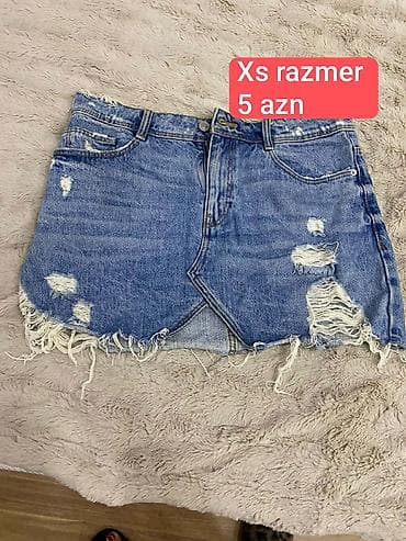 sacaq: Mini Ətək, Zara, Cins, XS — 1