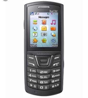 samsung galaxy 8: Samsung E1252, rəng - Qara — 1