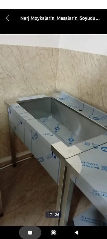 Nerjaveyka Masaların və Restoran Avadanlıqlarının Hazırlanması