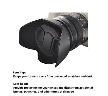 canon 5d mark iv: Blenda 67mm qapaqla birlikdə — 3