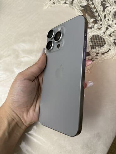 Apple iPhone: IPhone 15 Pro Max, 256 GB, Space Gray, Barmaq izi, Face ID — 1