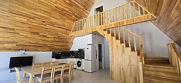 nabran villa kiraye: Qəbələ dağ mənzərəli A-frame villası – xüsusi həyətyanı sahə və şəxsi — 2