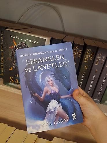 Satılır: 4 ədəd türkcə fantaziya/gənclik romanı paketi - Efsaneler ve