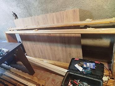 kompüter masa: Mətbəx mebeli dəstinin komplekt issələri otaq qapisi - Material: təbii — 2