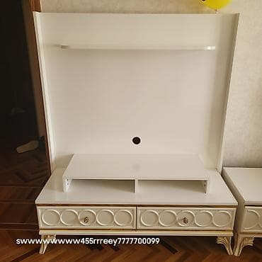 TV altlığı: Yeni, Düz TV altlığı, Polkalı, Laminat — 1