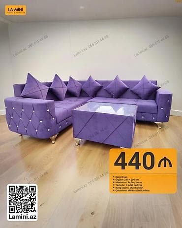 Künc divan, Qonaq otağı üçün, Açılan — 1